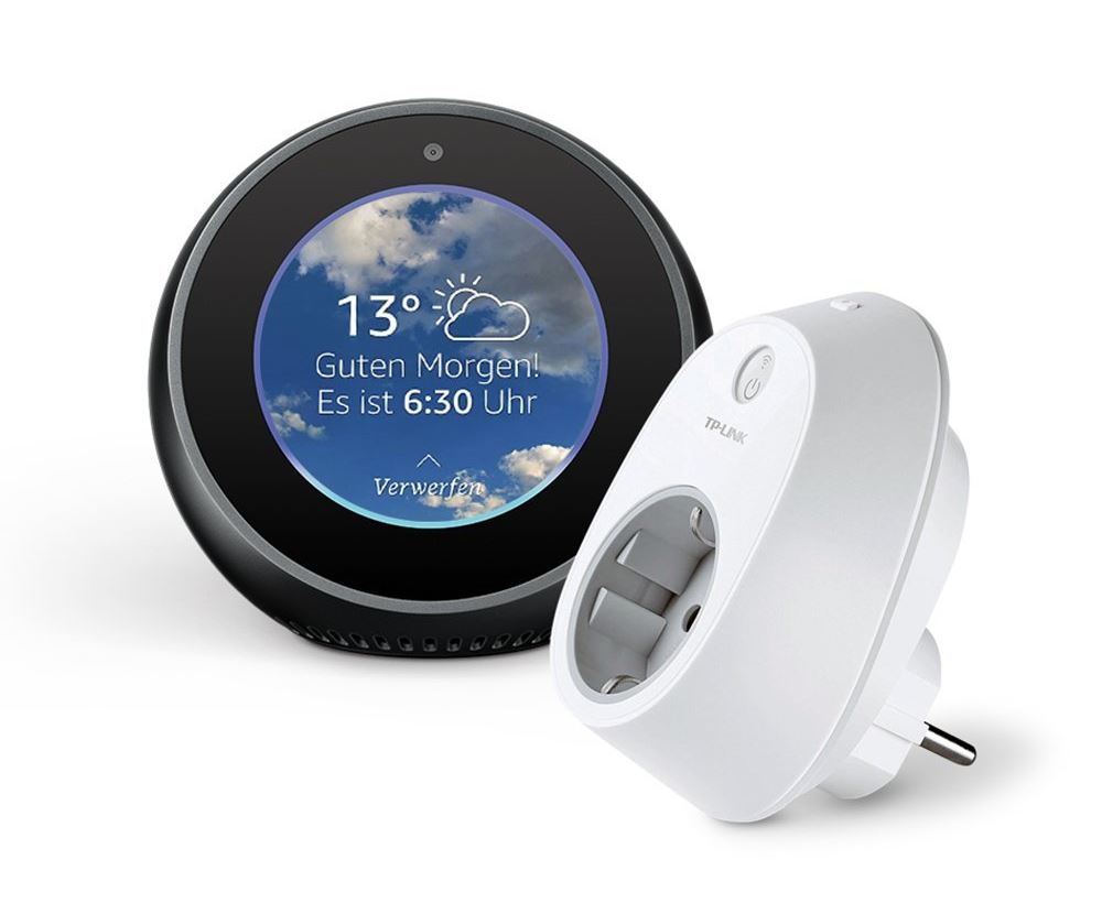 Echo Spot und TP Link Steckdose Bundle