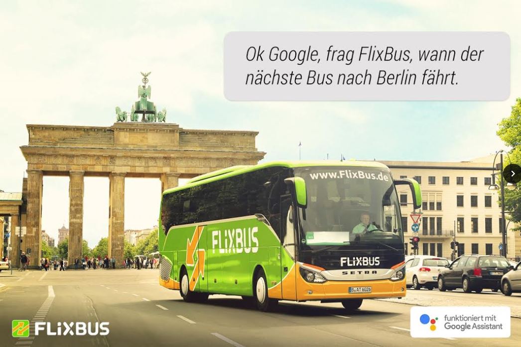Flixbus Google Assistant