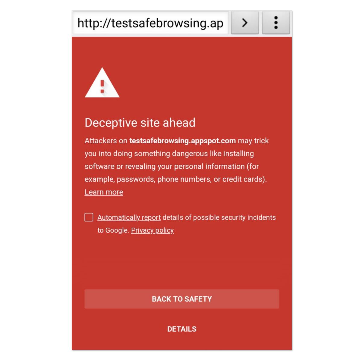 Google Safe Browsing