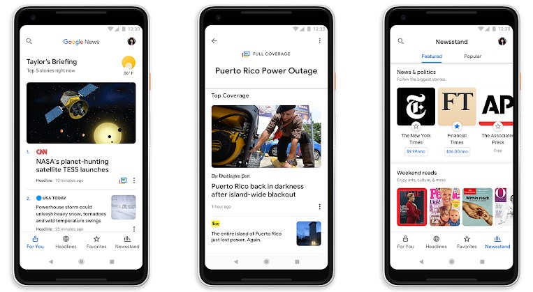 Google News I/O 2018 Header