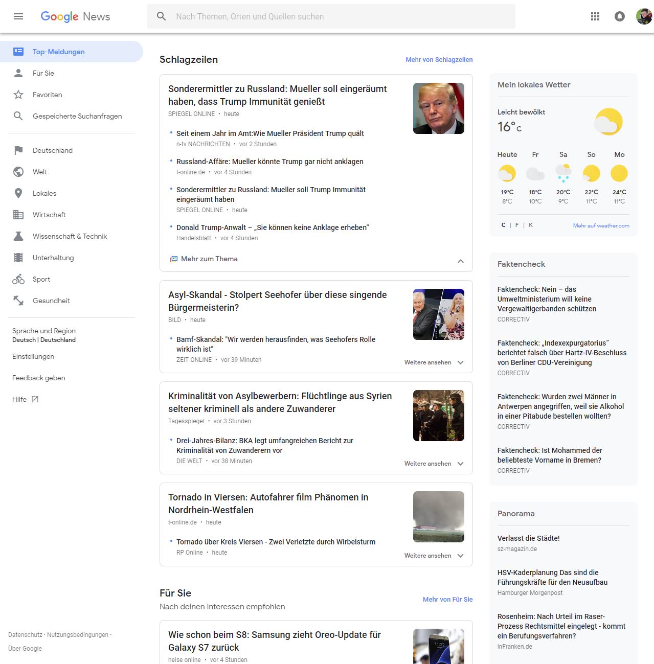 Google News Update 2018