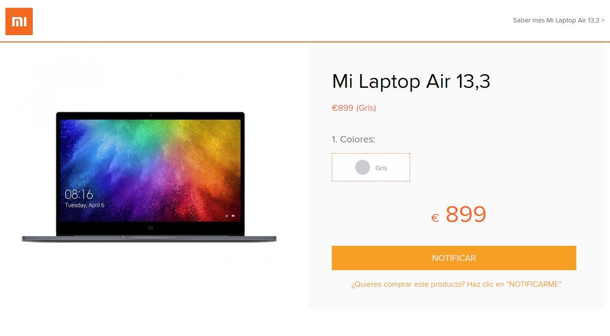 Mi Notebook Spanien