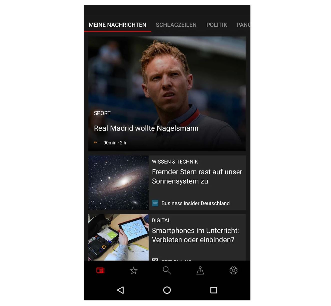 Microsoft News Screenshot