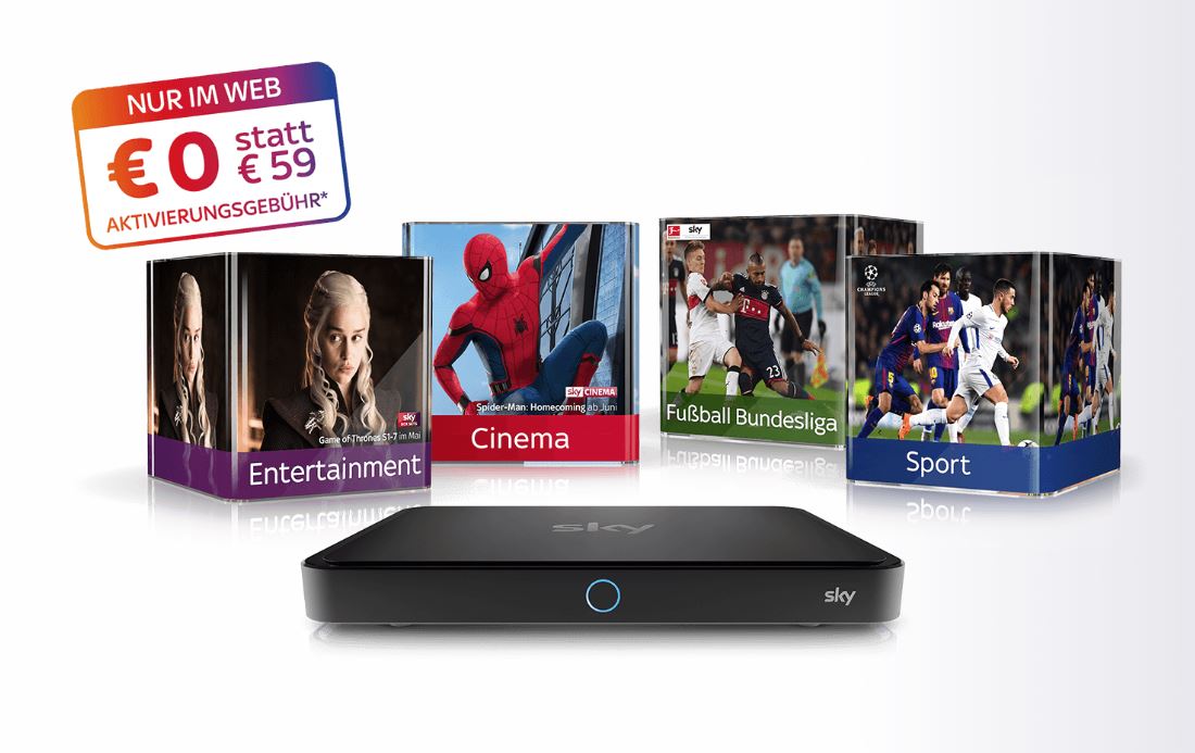 Sky Q 0 Euro Aktivierung