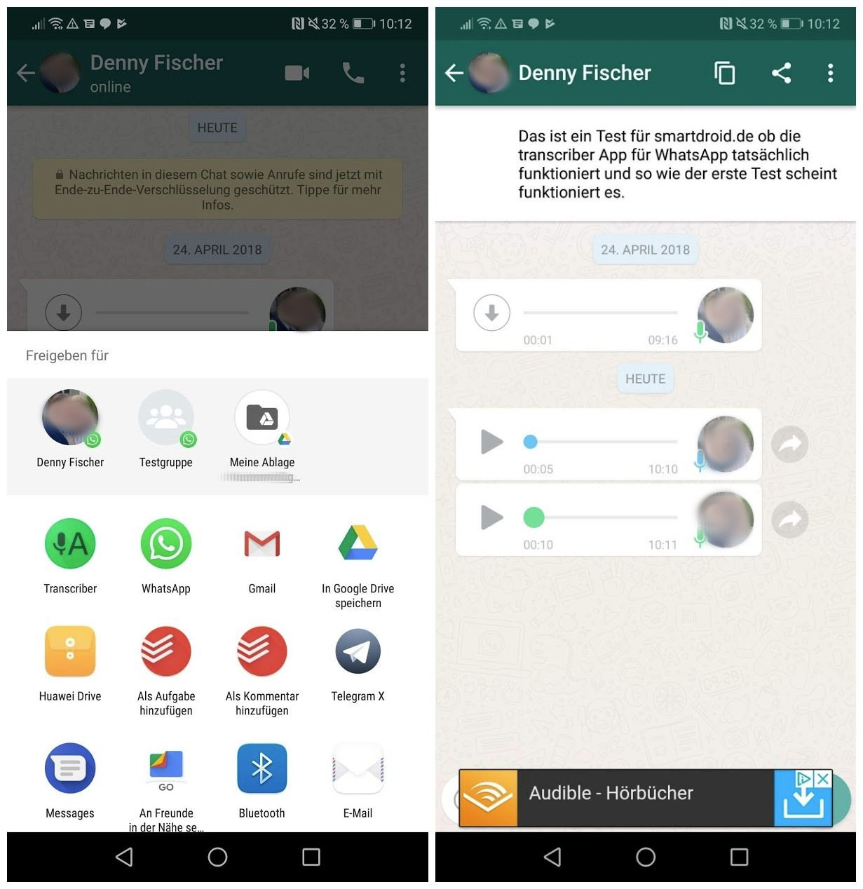 WhatsApp Transcriber