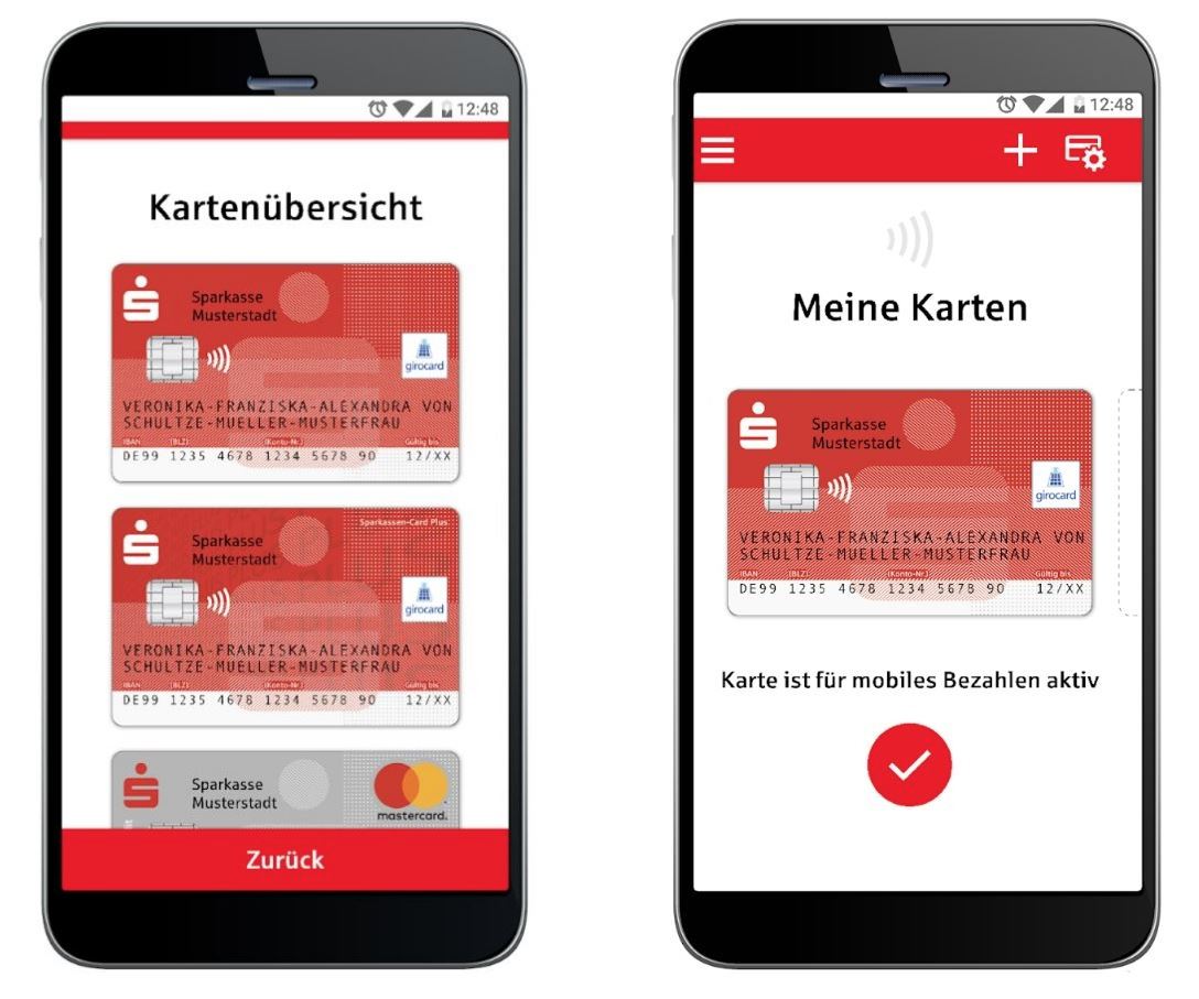 Sparkasse mobiles Bezahlen Android App
