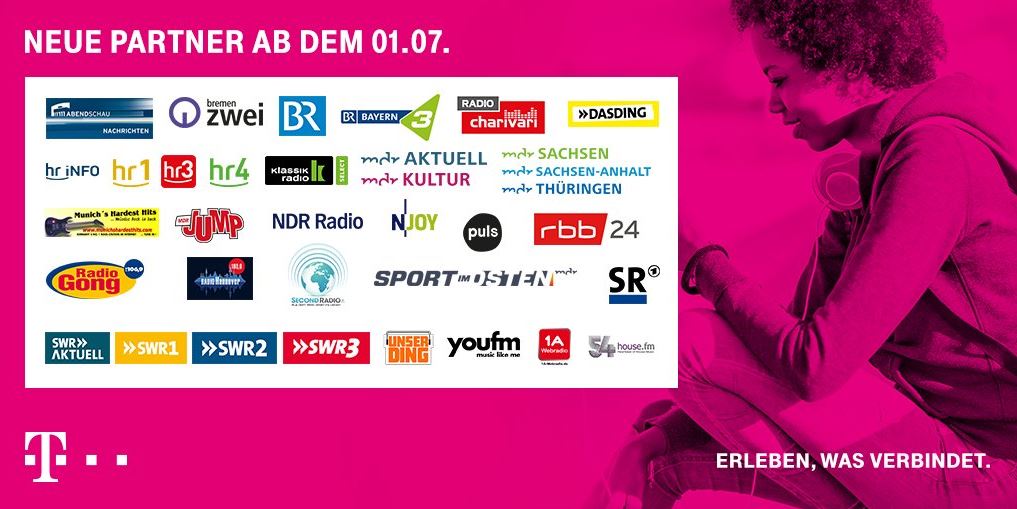 Telekom StreamOn Juli 2018