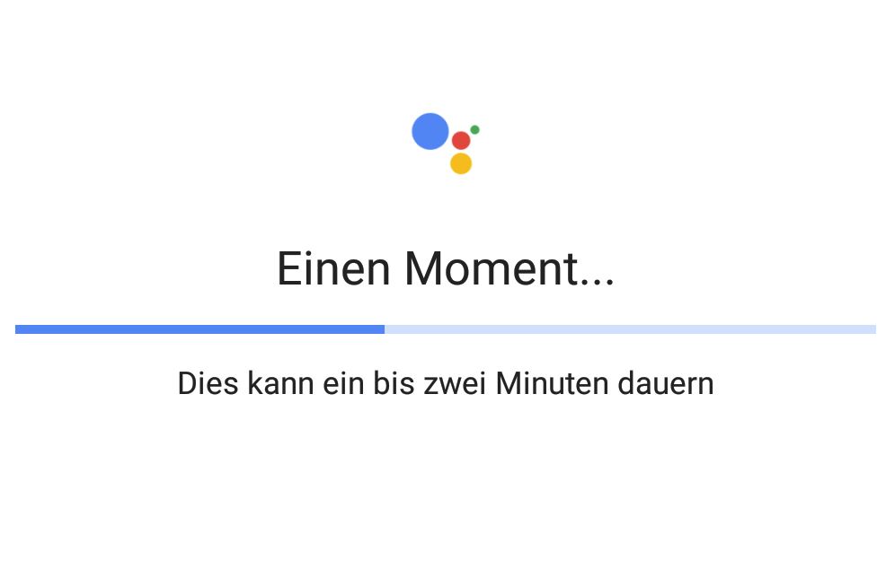 Google Assistant Lade-Bug