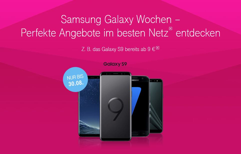 Samsung Aktion Telekom August 2018