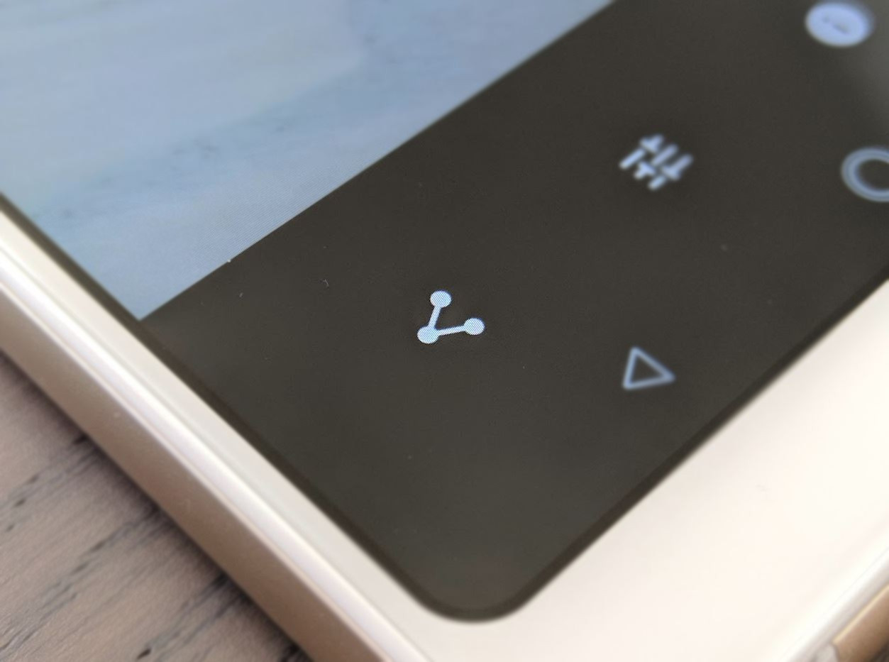 Android teilen Taste