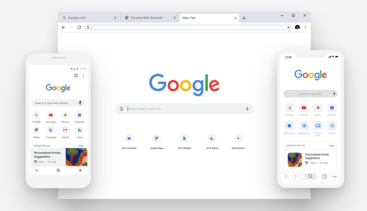 Google Chrome Design Update 2018 September