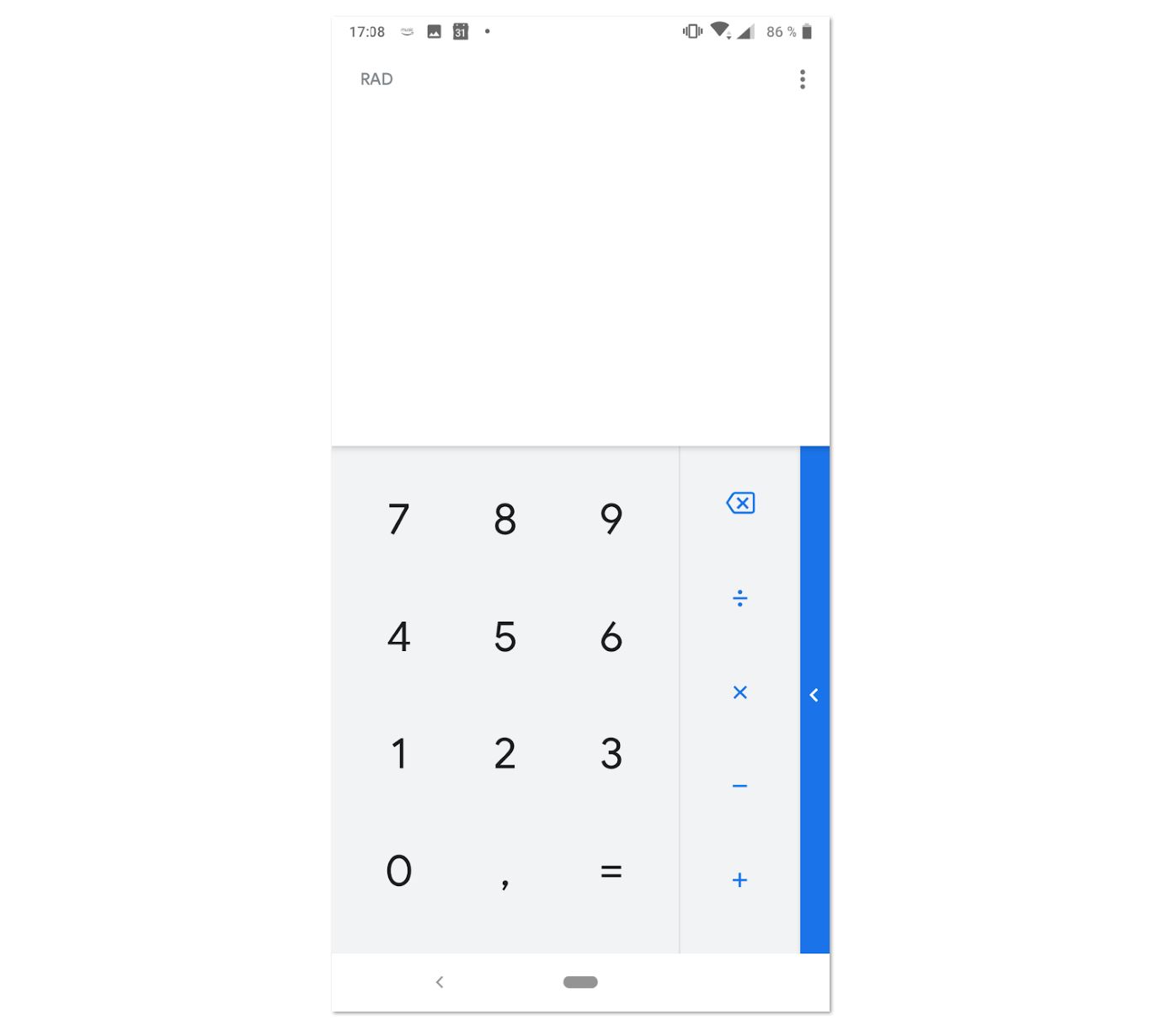 Google Rechner Update 7.5