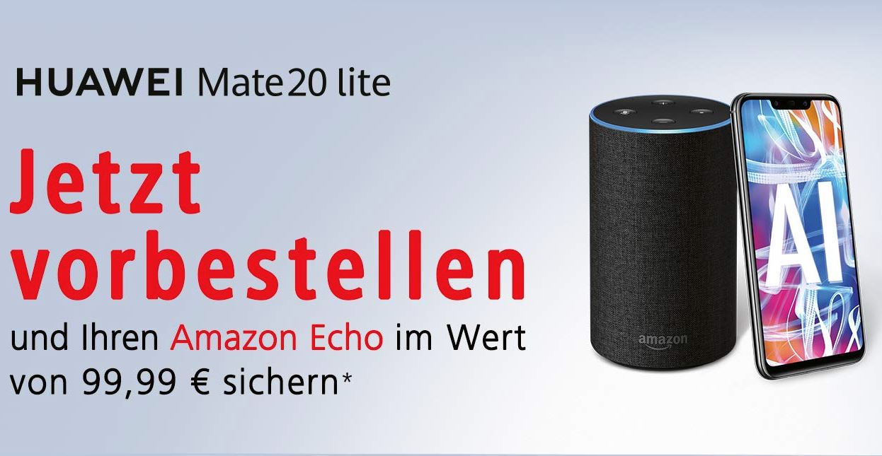 Huawei Mate 20 lite Amazon Echo