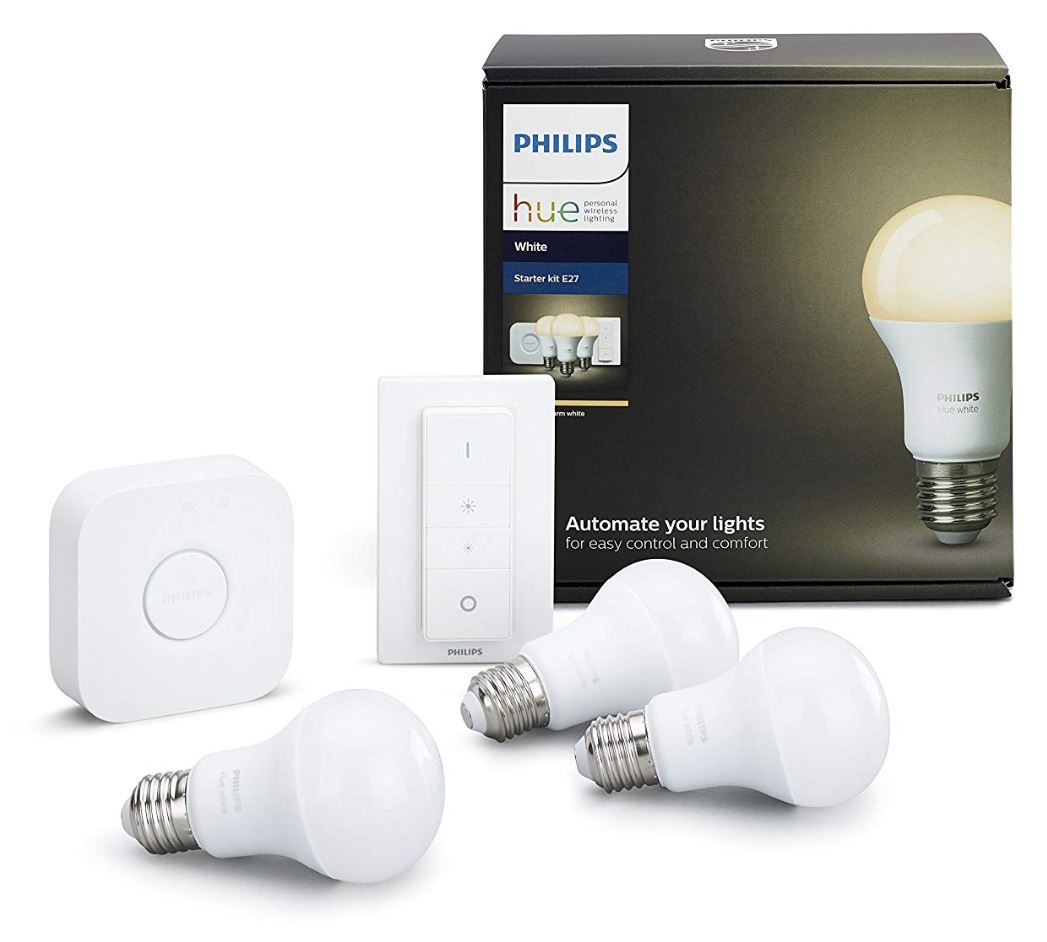 Hue Set 3 E27 White Bridge Schalter