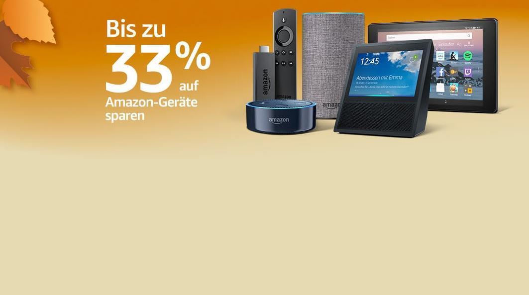 Amazon Herbst Angebote Echo Geräte 2018