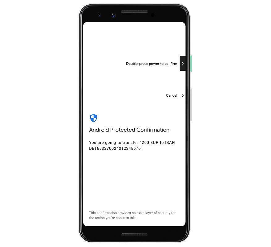 Android Protected Confirmation