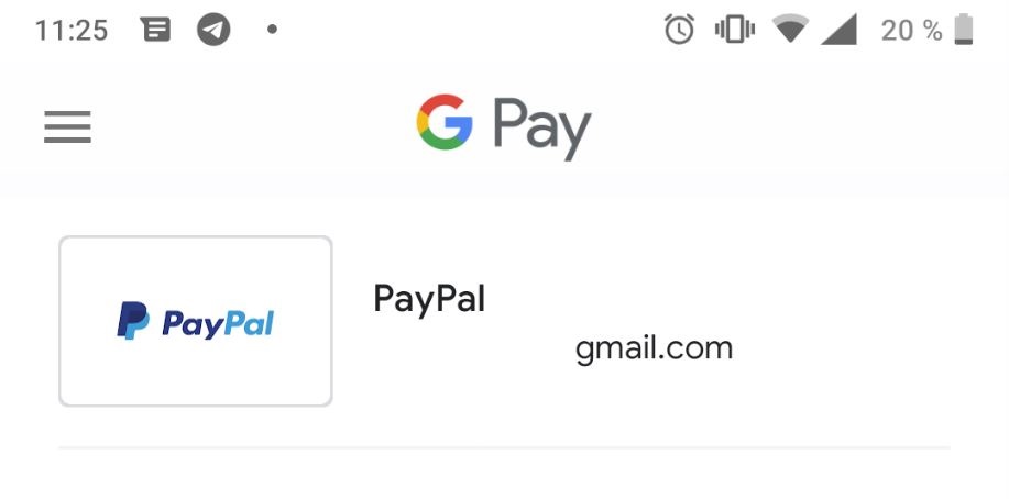 Google Pay PayPal