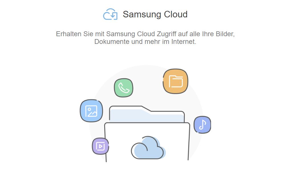Samsung Cloud Header