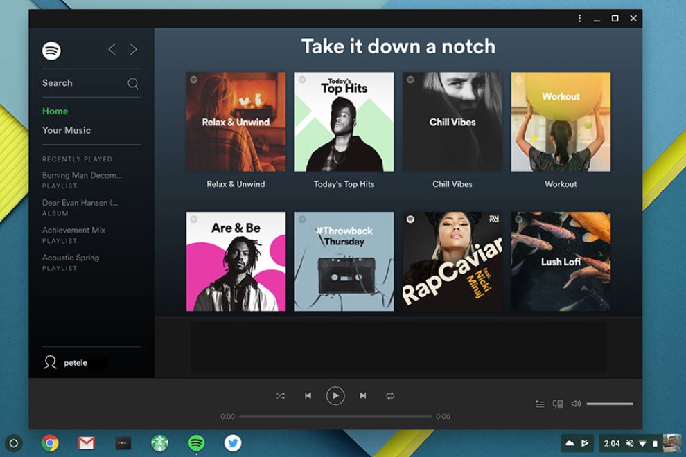 Spotify PWA Screenshot