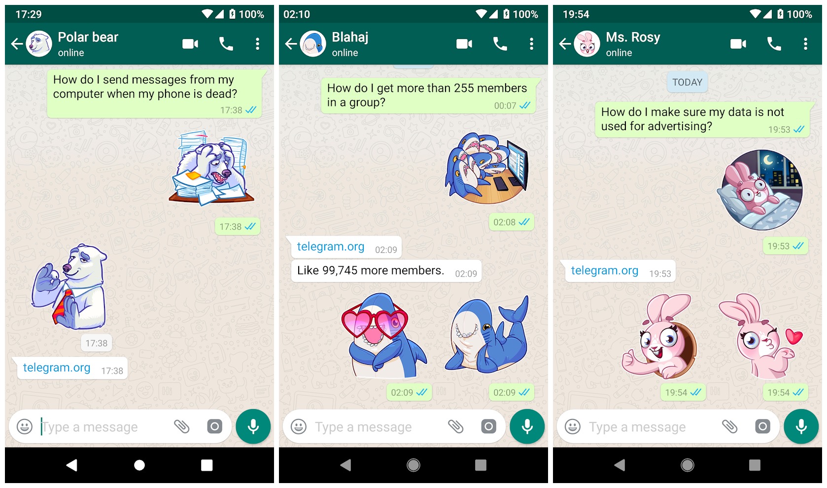 Telegram Verffentlicht Sticker Fr Whatsapp