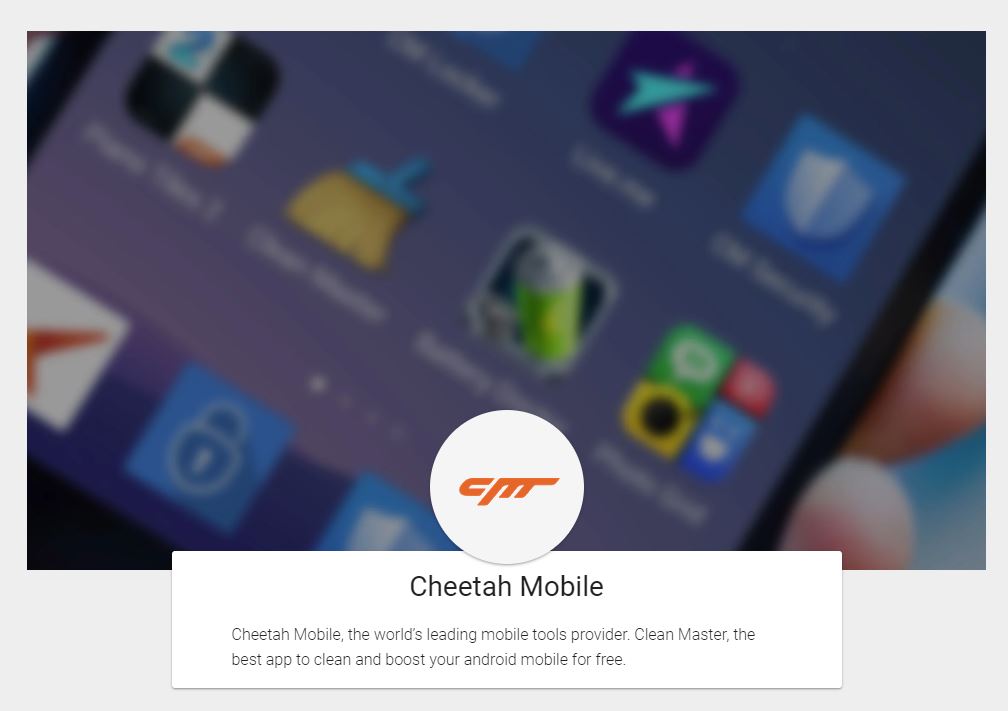 Cheetah Mobile Header
