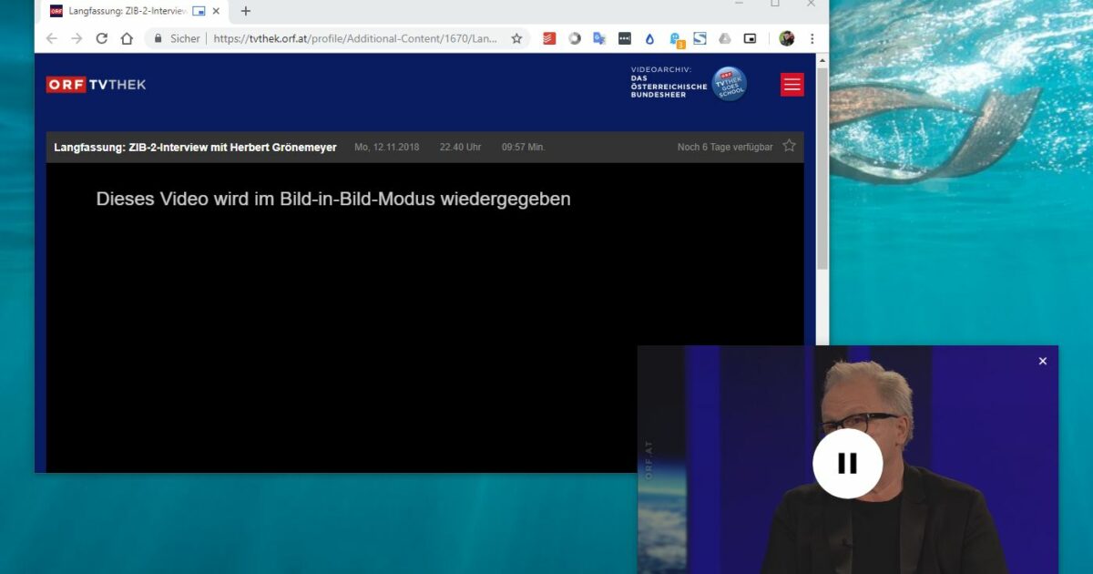 Chrome Bild-in-Bild