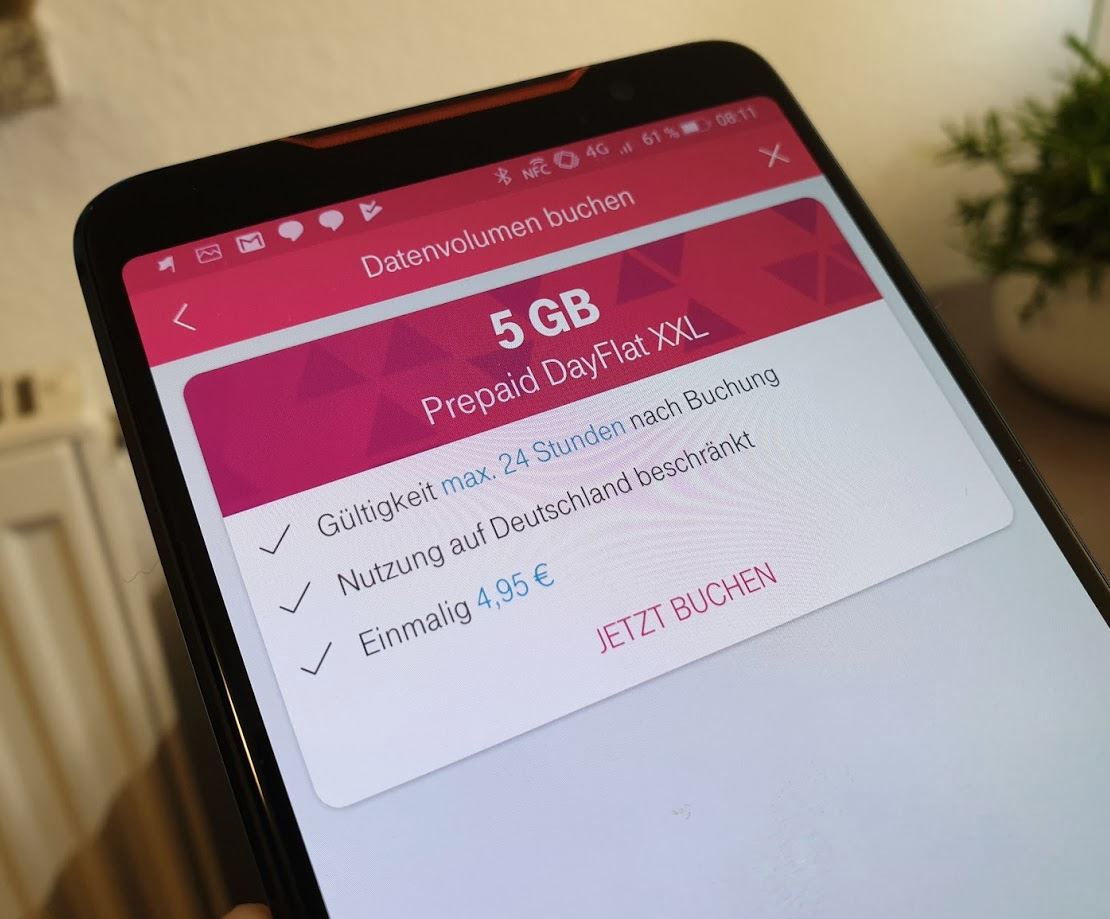 DayFlat 5 GB Telekom Hedaer