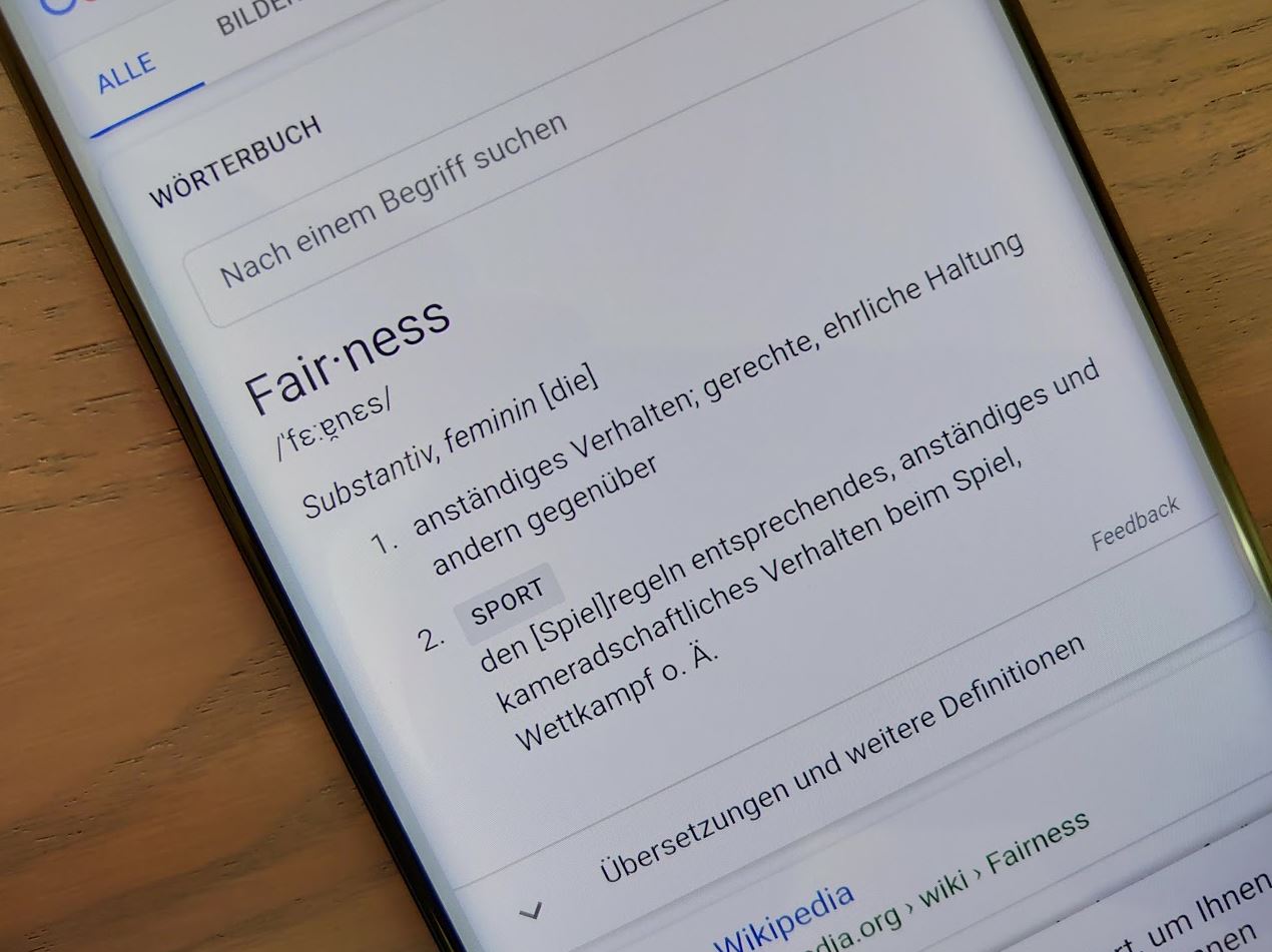 Fairness Screenshot Header