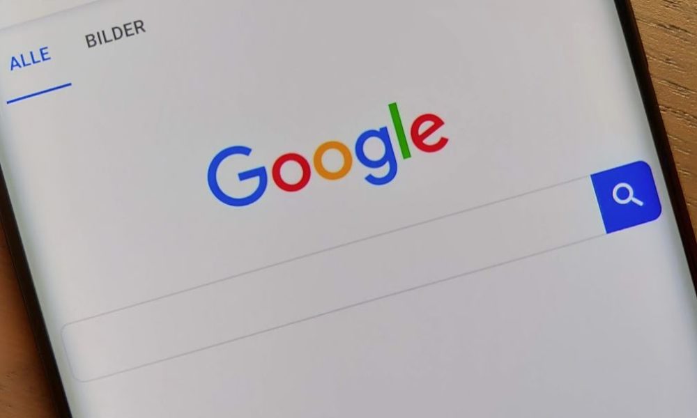 Google Logo Suche Header