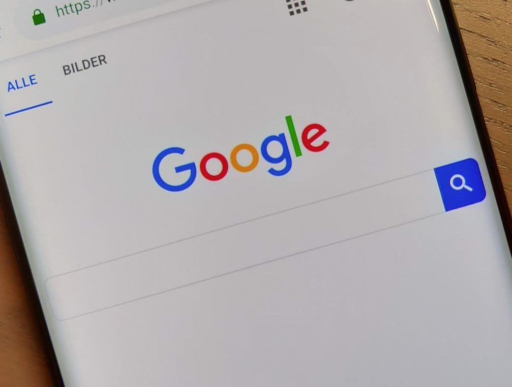 Google Logo Suche Header