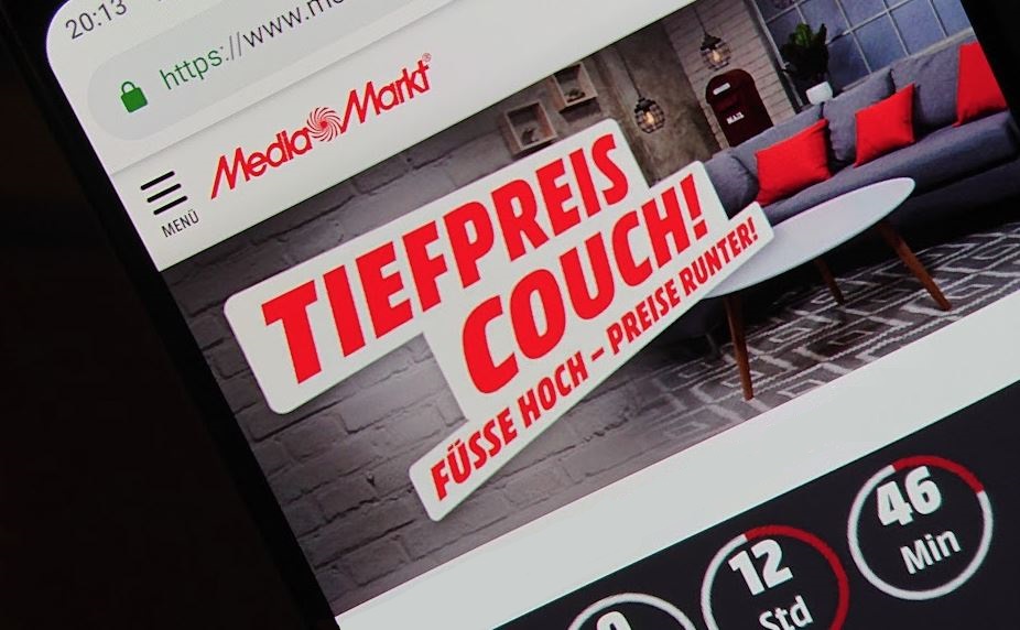 MediaMarkt Tiefpreiscouch