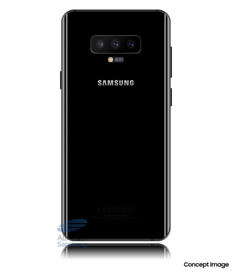 Samsung Galaxy S10 Concept Render