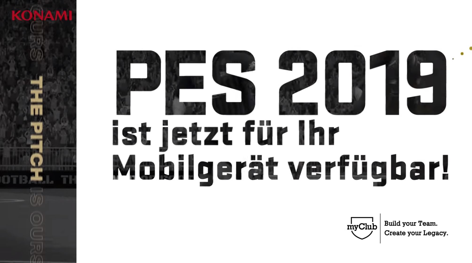 PES 2019 Mobile Header