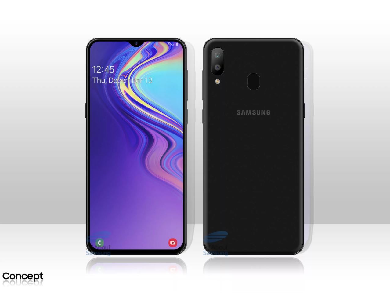 Samsung Galaxy M20 Leak Concept
