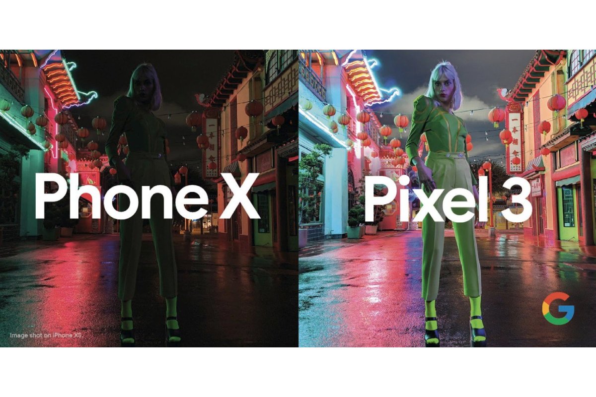 Pixel 3 iPhone X Nachtmodus