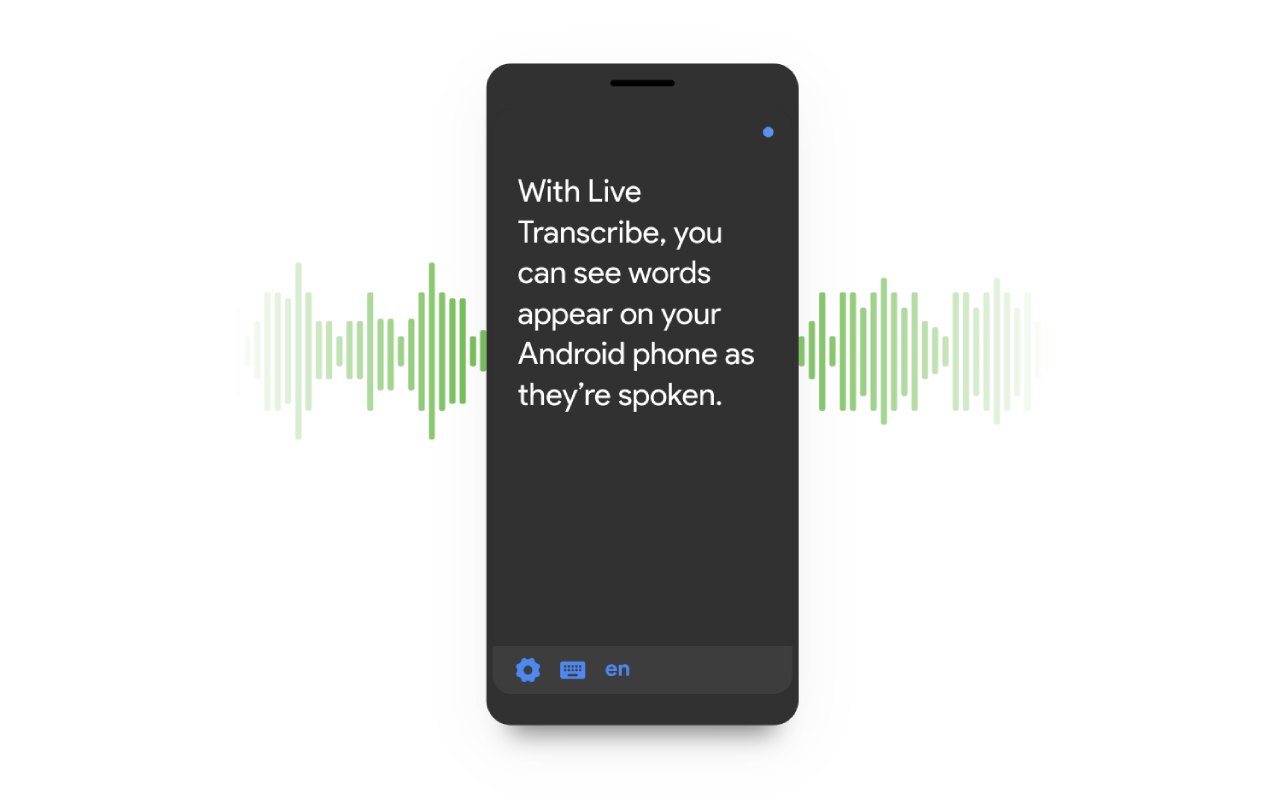 Live Transcribe Google Header