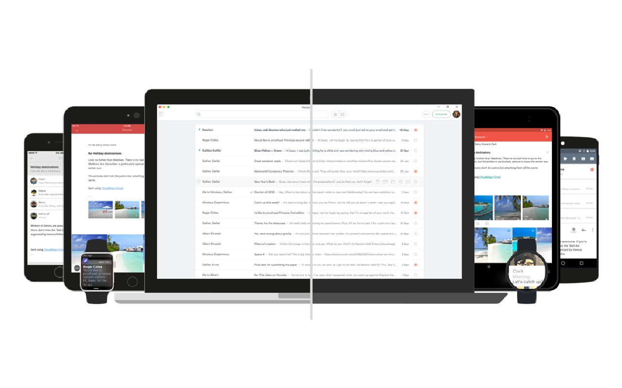 Newton Mail Header