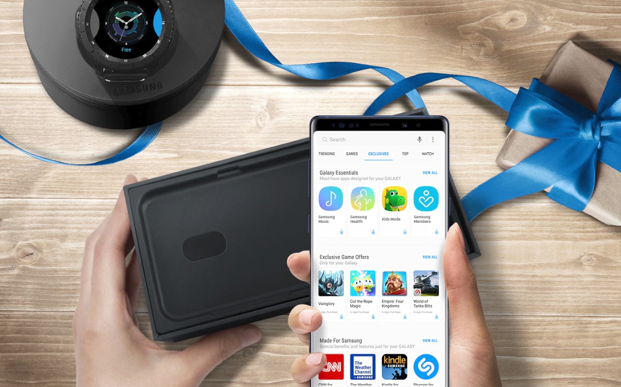 Samsung Galaxy Store Header