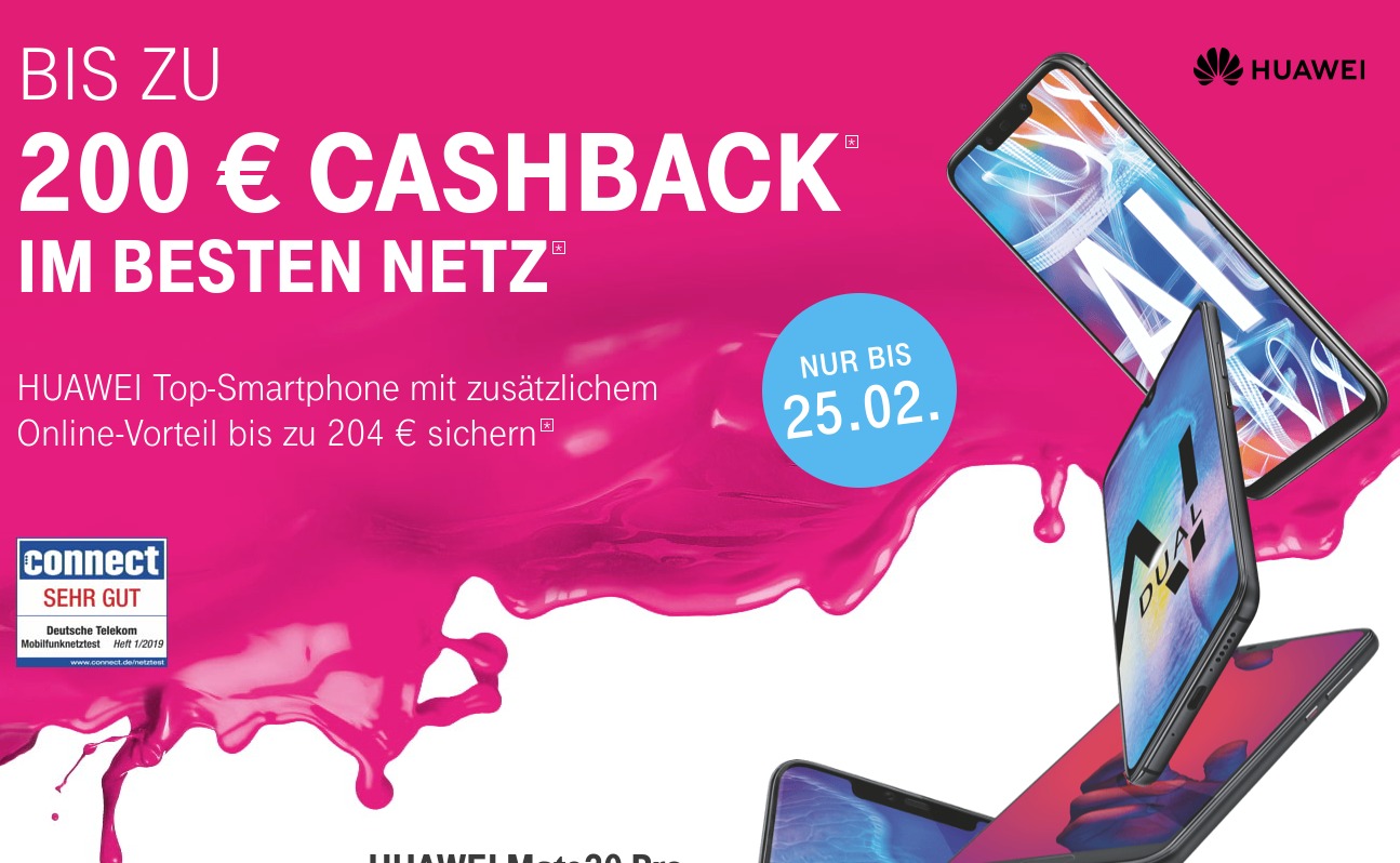 Telekom Huawei Cashback 2019
