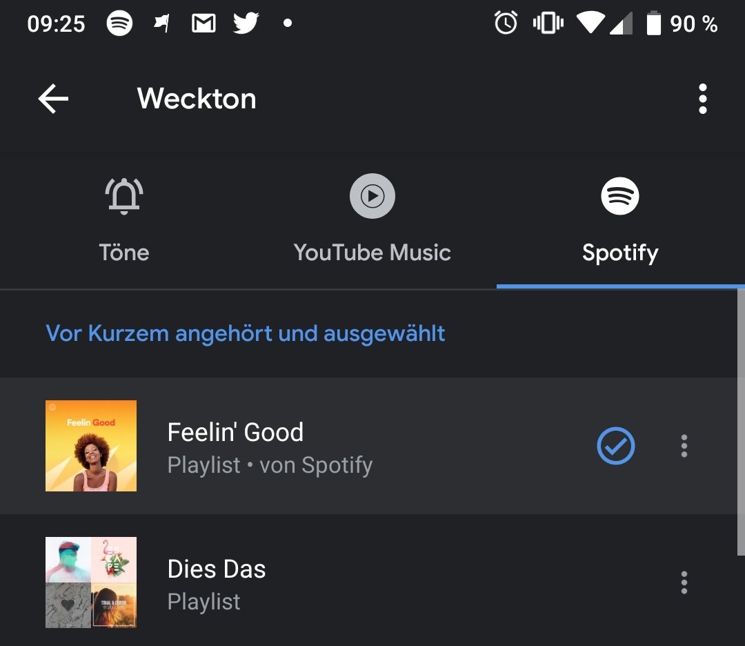 YouTube Music Uhr App Google