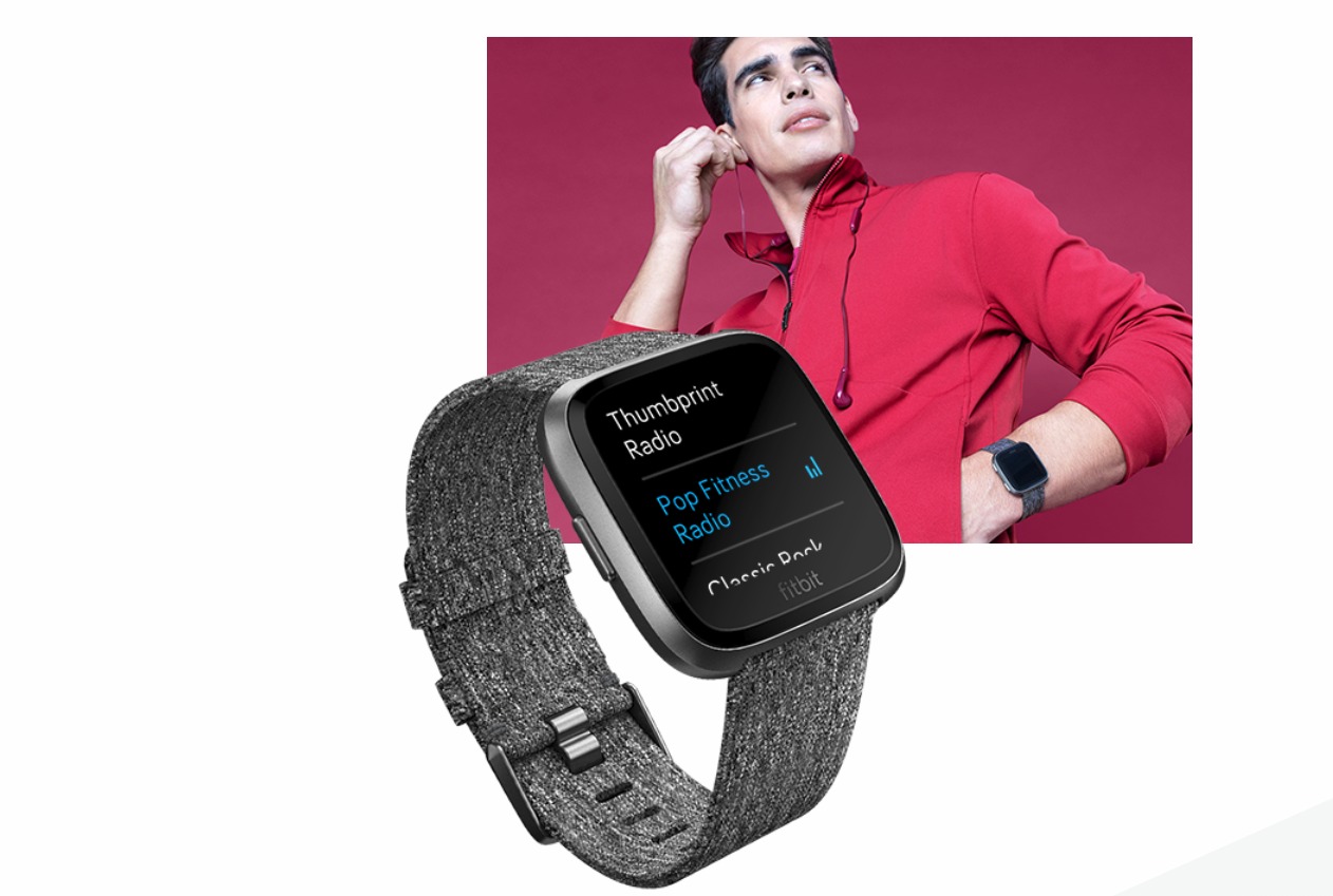Fitbit Versa Header