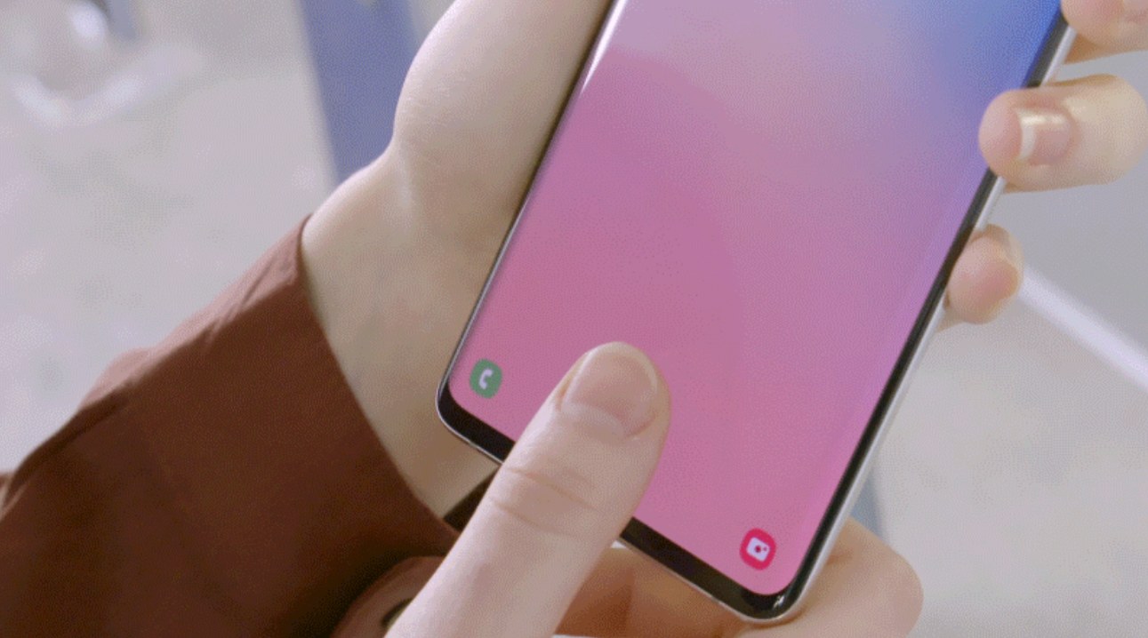 Samsung Galaxy S10 Fingerabdrucksensor
