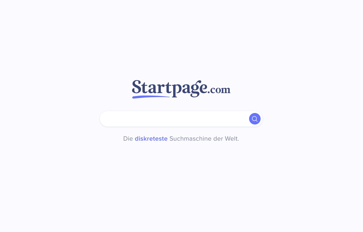 Startpage.com Header