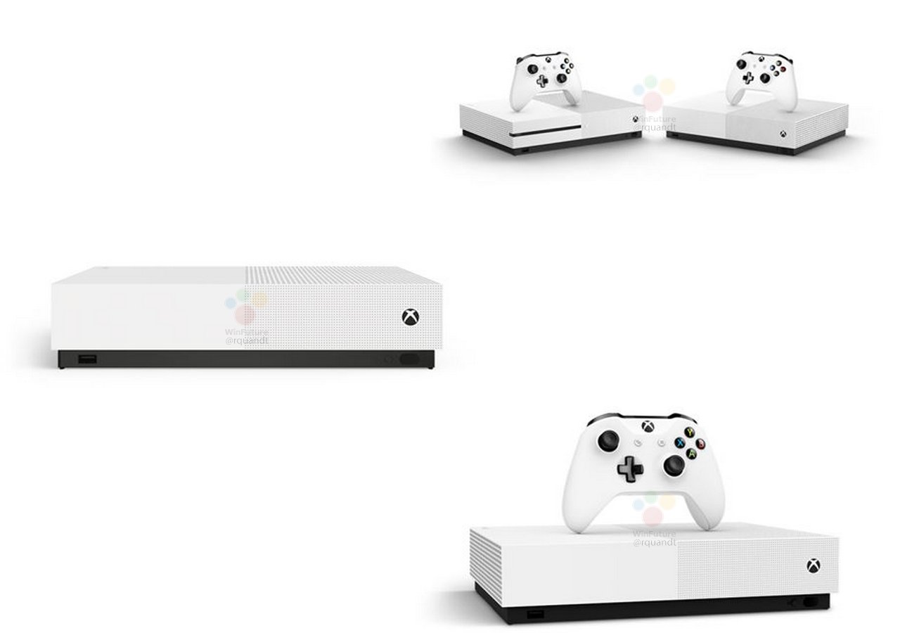 Xbox One S All Digital Leak