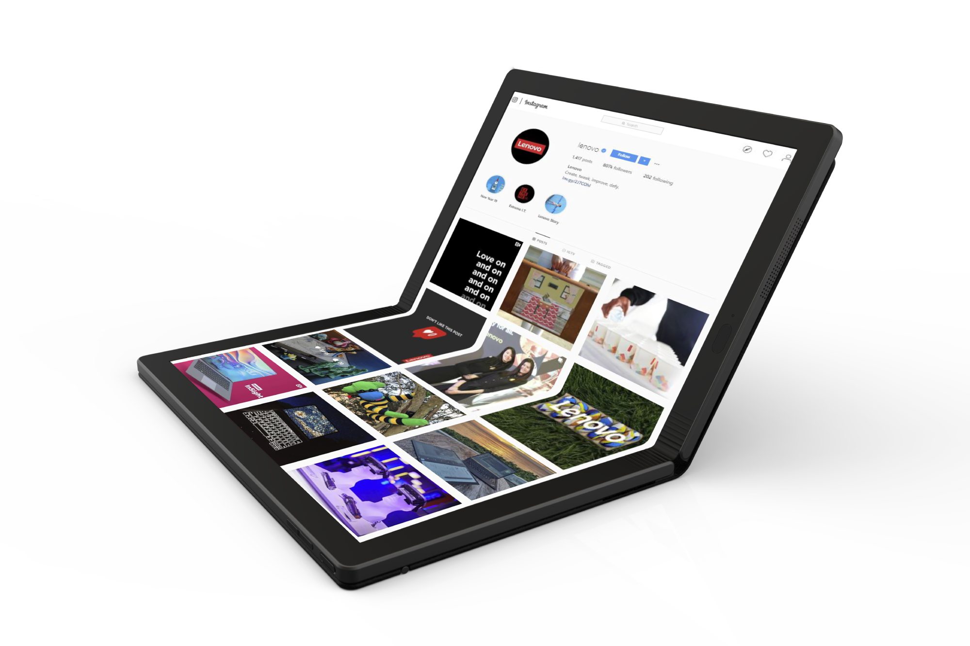 Lenovo Falt-Notebook Header