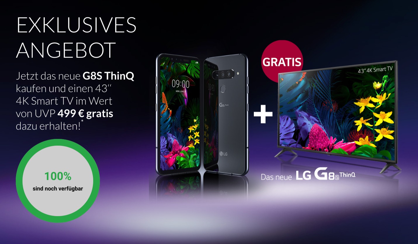 LG G8S TV Aktion Juni 2019