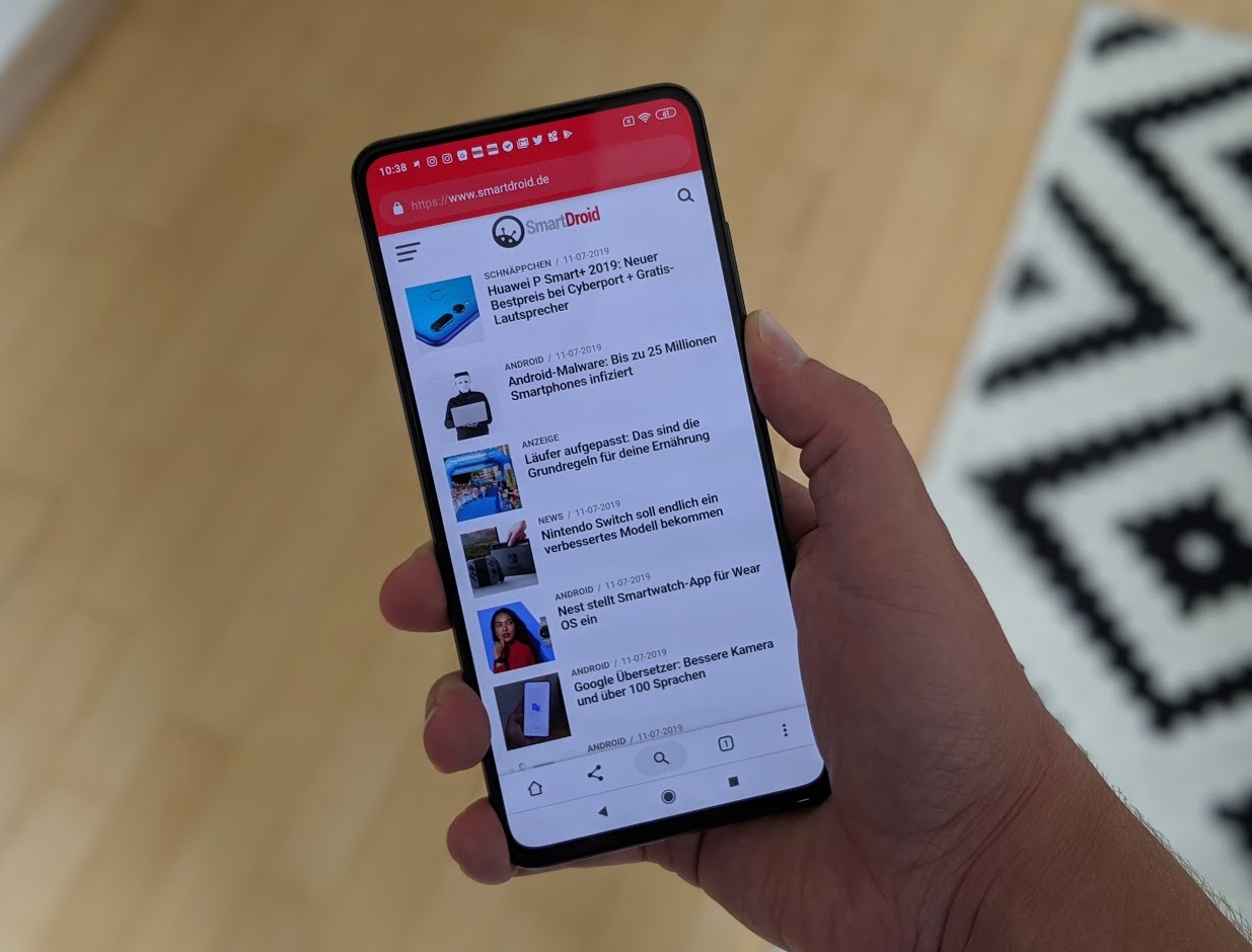 Xiaomi Mi 9T Display Test Header