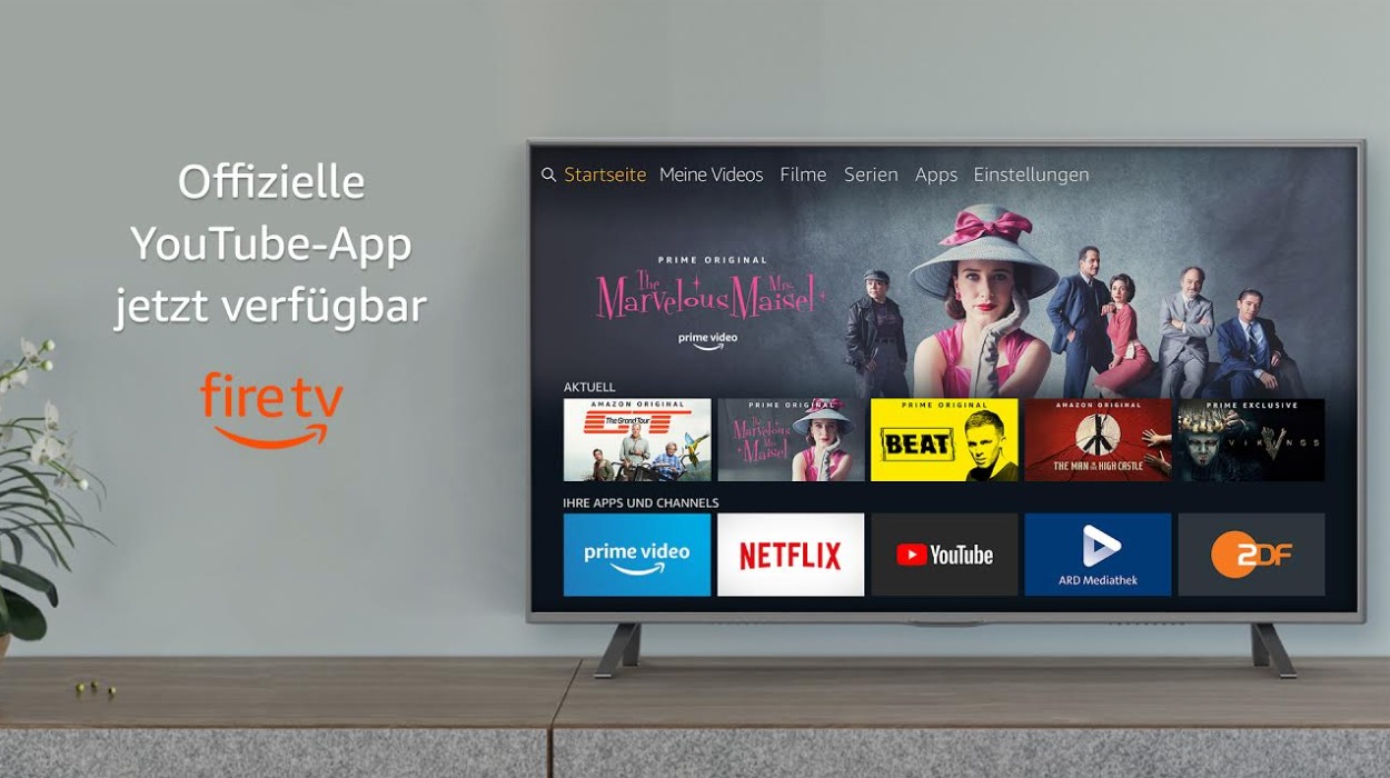 YouTube App Fire TV Header