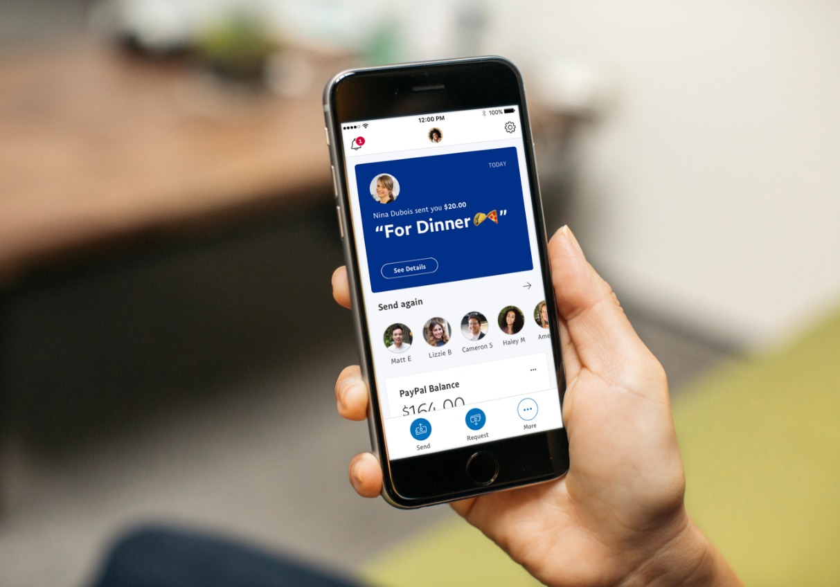 Paypal App Header