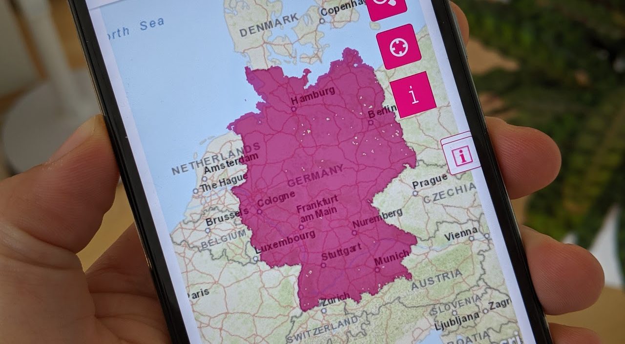 Telekom Netzausbau Abdeckungskarte Header